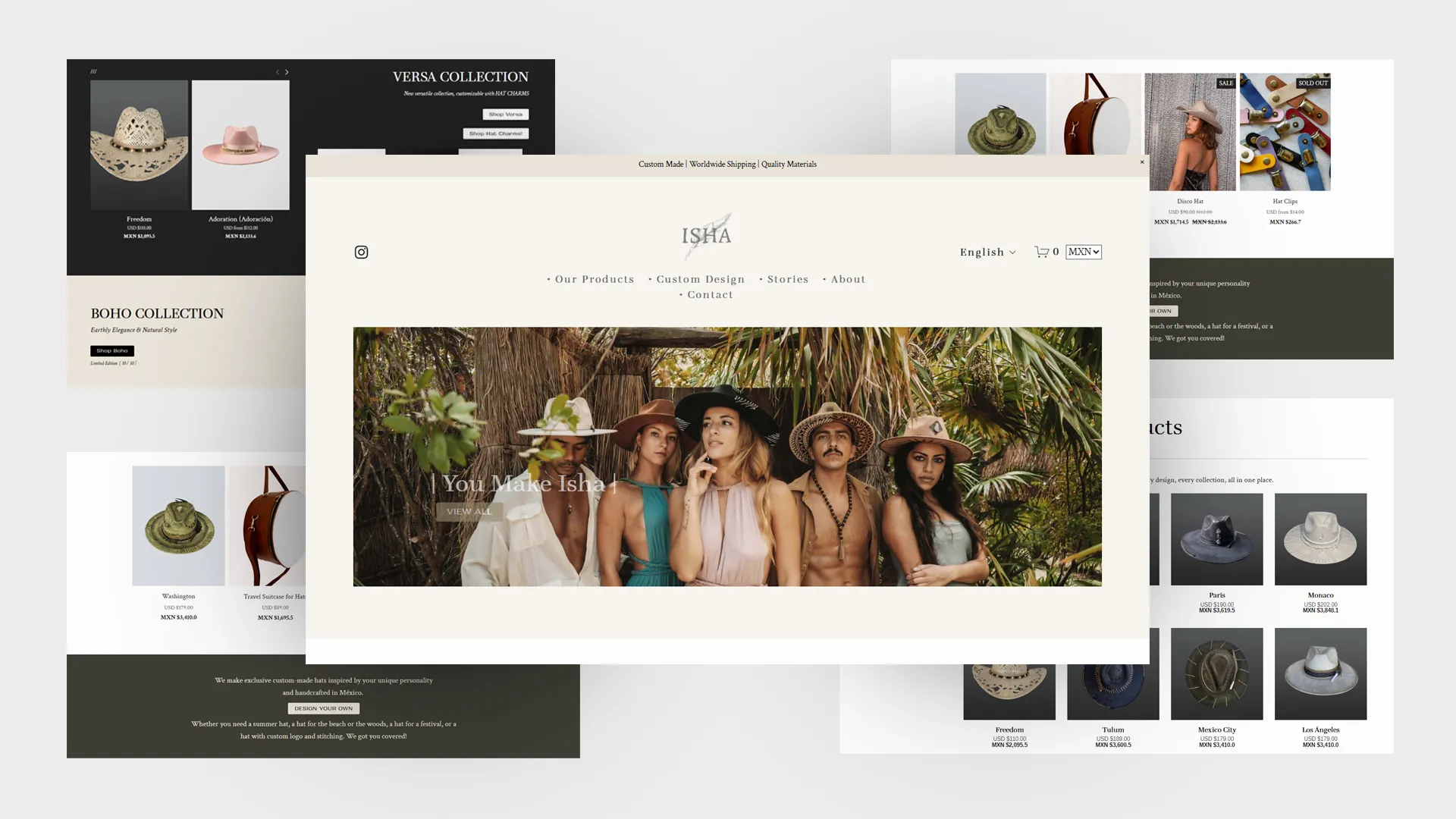 Sitio E-Commerce Sombrería